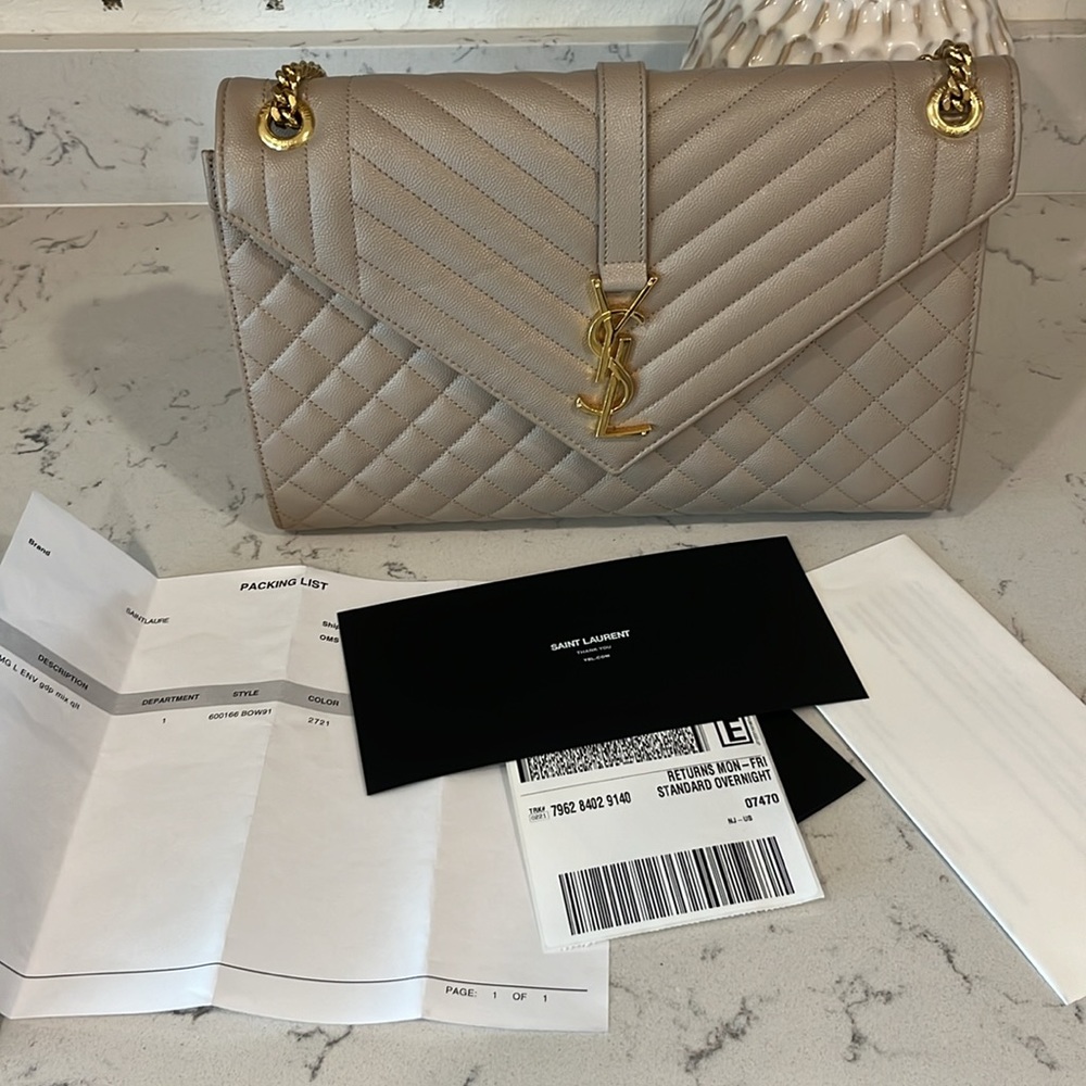YSL large envelope bag - Picture 12 of 17